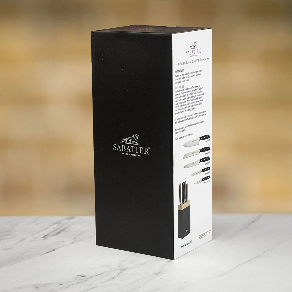 Sabatier International Seattle Block With 5 Janus Knives 5 Sabatier International Seattle Block With 5 Janus Knives - Image 3