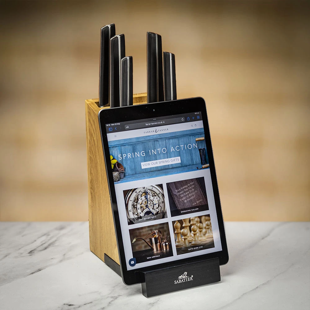Sabatier International Stanford - Chiron 5 Knife Block With Tablet Support 4 Sabatier International Stanford - Chiron 5 Knife Block With Tablet Support - Image 2