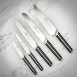 Sabatier International Stanford - Chiron 5 Knife Block With Tablet Support 13 Sabatier International Stanford - Chiron 5 Knife Block With Tablet Support -Kitchen Knife Store 666280 stanfordblock 5