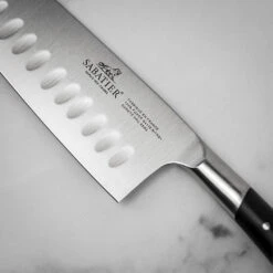 Lion Sabatier Edonist Santoku Knife 10 Lion Sabatier Edonist Santoku Knife -Kitchen Knife Store 807880 santokuscallop 2