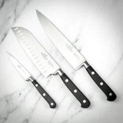 Sabatier International Licorne 3 Knife Set - Paring Knife, Chef’s Knife & Bread Knife