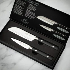 Sabatier International Leonys 2 Kitchen Knife Set - Paring Knife & Mini Santoku -Kitchen Knife Store 904980 sabatierinternational prep knives 33