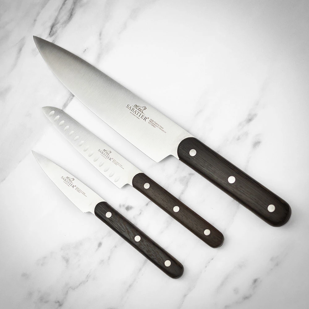 Sabatier International Phenix 3 Kitchen Knife Set - Paring Knife, Utility Knife & Cook’s Knife 3 Sabatier International Phenix 3 Kitchen Knife Set - Paring Knife, Utility Knife & Cook’s Knife