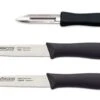 Arcos Nova Set Of 2 Kitchen Knives + 1 Peeler - Black Handles -Kitchen Knife Store arcos nova set of 2 kitchen knives 1 peeler black handles