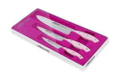 Arcos Riviera Pink 3-piece Kitchen Knife Set -Kitchen Knife Store arcos riviera pink 3 piece kitchen knife set 5