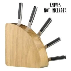 Bisbell Magnetic Knife Block Made Of Oak Wood -Kitchen Knife Store bisbell magnetic knife block oak wood 2