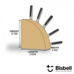 Bisbell Magnetic Knife Block Made Of Oak Wood -Kitchen Knife Store bisbell magnetic knife block oak wood 5