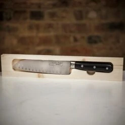 Jean Dubost Pradel 1920 Pom Black Handle 6.5" Santoku Knife -Kitchen Knife Store blackhandlesantoku