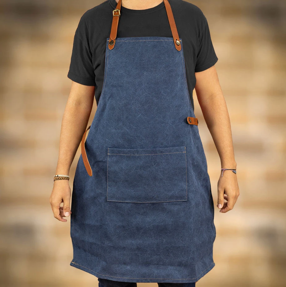 Crafted Washed Canvas Apron 6 Crafted Washed Canvas Apron - Image 4