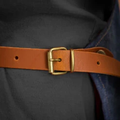 Crafted Washed Canvas Apron 17 Crafted Washed Canvas Apron -Kitchen Knife Store canvasapronblue 2 1