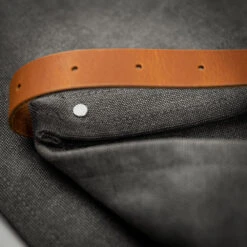 Crafted Washed Canvas Waist Apron -Kitchen Knife Store canvasaprongreywaist 2 1