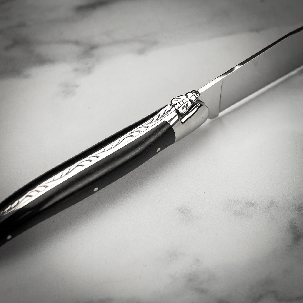 Forge De Laguiole Carving Knife With Ebony Handle 5 Forge De Laguiole Carving Knife With Ebony Handle - Image 3