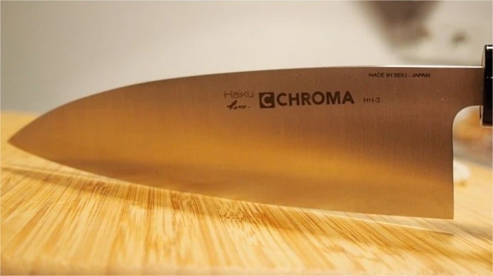 Chroma Haiku Home Deba Knife 16.5cm - Honoki Wood Handle 5 Chroma Haiku Home Deba Knife 16.5cm - Honoki Wood Handle - Image 3