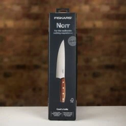 Fiskars Norr 7.8" Chef's Knife With Wooden Handle -Kitchen Knife Store cooksknife