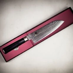 Kai Shun 7" Damascus Santoku Knife -Kitchen Knife Store dm702 2