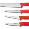 Fischer Professional 4-piece Butcher Knife Set - Red Handles -Kitchen Knife Store fischer professional 4 piece butcher knife set red handles