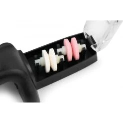 Global Accessories GS-440/SS Global Silver & Black Ceramic Water Sharpener -Kitchen Knife Store global accessories gs 440 ss global silver black ceramic water sharpener p144 6959 image