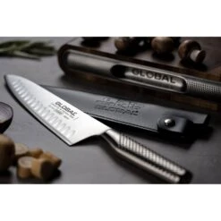 Global Forged GF-99 Global GF Cook's Knife Fluted 20.5cm Blade -Kitchen Knife Store global forged gf 99 global gf cooks knife fluted 20 5cm blade p1255 12187 image