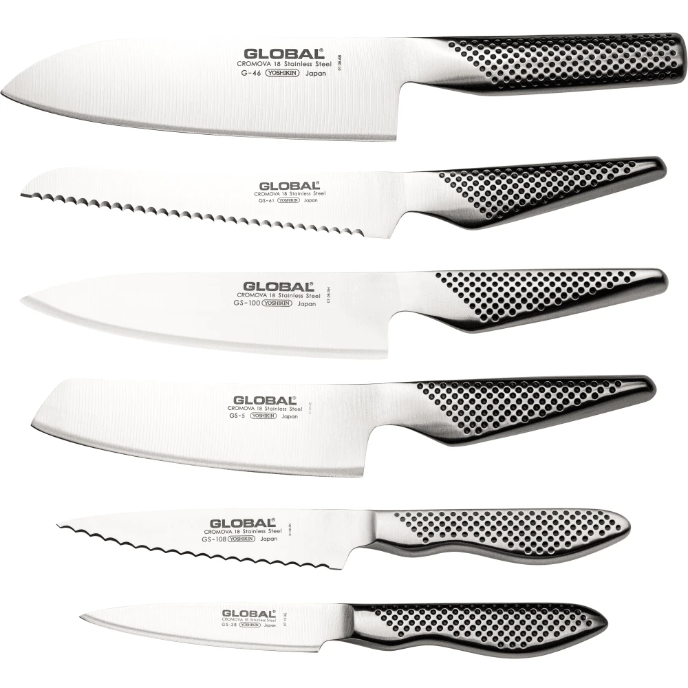 Global G-EARTH7B Earth-Tsuchi 7 Piece Knife Block Set 4 Global G-EARTH7B Earth-Tsuchi 7 Piece Knife Block Set - Image 2