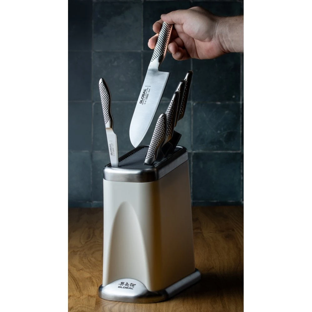 Global G-EARTH7B Earth-Tsuchi 7 Piece Knife Block Set 5 Global G-EARTH7B Earth-Tsuchi 7 Piece Knife Block Set - Image 3