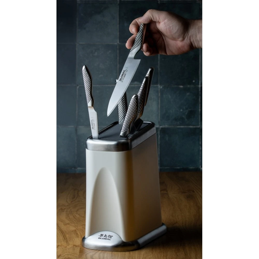 Global G-EARTH7B Earth-Tsuchi 7 Piece Knife Block Set 6 Global G-EARTH7B Earth-Tsuchi 7 Piece Knife Block Set - Image 4