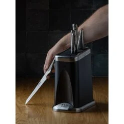 Global G-FIRE7B Fire-Hi 7 Piece Knife Block Set -Kitchen Knife Store global g fire7b fire hi 7 piece knife block set p2276 13112 image