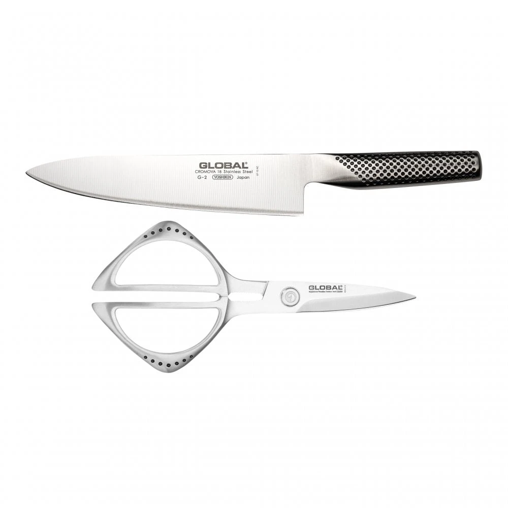 Global Knife Sets 2 Piece Kitchen Knife & Shears Set 3 Global Knife Sets 2 Piece Kitchen Knife & Shears Set