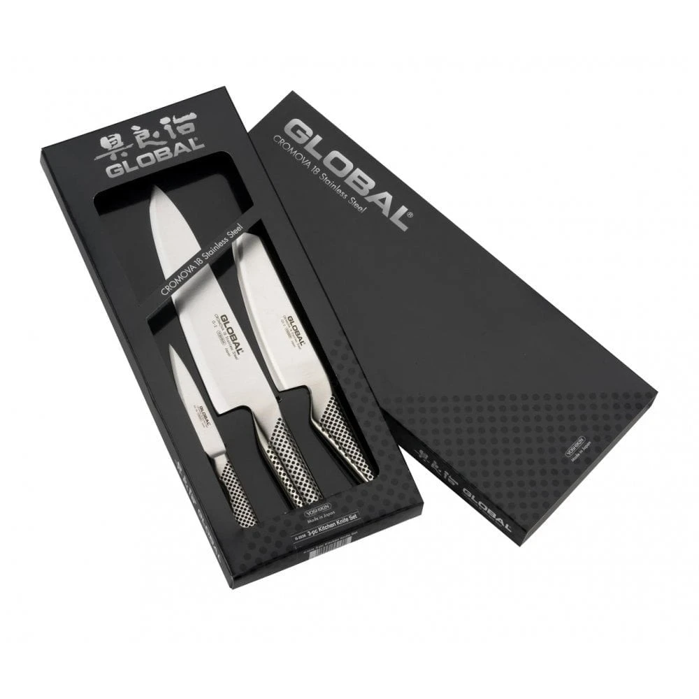 Global Knife Sets G-2538 3 Piece Boxed Knife Set 4 Global Knife Sets G-2538 3 Piece Boxed Knife Set - Image 2