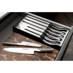 Global Knife Sets G-88/239511 Global 5 Piece Kitchen Knife Set With Storage Dock -Kitchen Knife Store global knife sets g 88 239511 global 5 piece kitchen knife set with storage dock p2025 11219 image