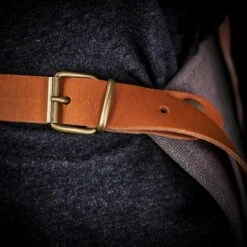 Crafted Washed Canvas Apron 16 Crafted Washed Canvas Apron -Kitchen Knife Store greycanvas2 1