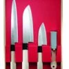 Jaku 3-piece Japanese Knife Set + 1 Sharpening Stone -Kitchen Knife Store jaku 3 piece japanese knife set 1 sharpening stone