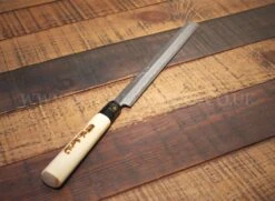 Jikko Tokusei Japanese Takohiki Knife 24cm Nihon Steel Blade, Magnolia Wood Handle -Kitchen Knife Store jikko tokusei japanese takohiki knife 24cm nihon steel blade magnolia handle 2