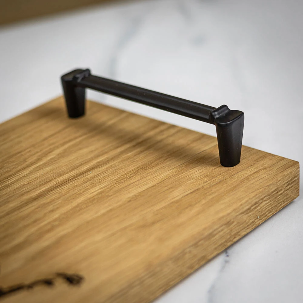 Just Slate Pheasant Oak Serving Tray With Black Steel Handles 6 Just Slate Pheasant Oak Serving Tray With Black Steel Handles - Image 4