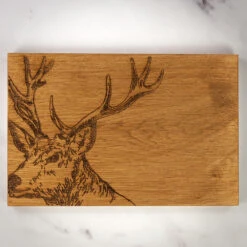 Just Slate Stag Oak Cheese Board & Knife Set -Kitchen Knife Store jssocbks stagcheese 3