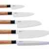 KAI Seki Magoroku Redwood Pack Of 5 Japanese Kitchen Knives -Kitchen Knife Store kai seki magoroku redwood pack 5 japanese kitchen knives