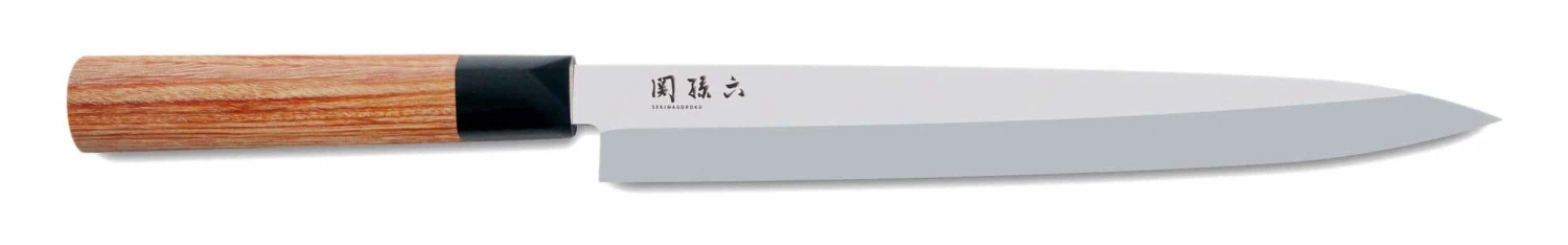 KAI Seki Magoroku Redwood Yanagiba Knife 24cm 3 KAI Seki Magoroku Redwood Yanagiba Knife 24cm