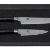 Kai Shun Classic 2-piece Knife Set: 1 Paring Knife & 1 Utility Knife -Kitchen Knife Store kai shun classic knife set 1 paring knife 1 utility knife