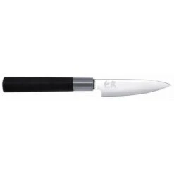 KAI Wasabi Black 3-piece Knife Set: 2 Utility Knives & 1 Chef Knife -Kitchen Knife Store kai wasabi black 3 piece knife set 2 utility knives 1 chef knife 2