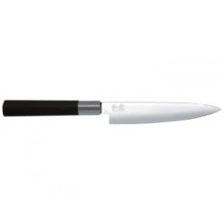 KAI Wasabi Black 3-piece Knife Set: 2 Utility Knives & 1 Chef Knife -Kitchen Knife Store kai wasabi black 3 piece knife set 2 utility knives 1 chef knife 3