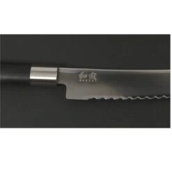 KAI Wasabi Black Bread Knife 23cm -Kitchen Knife Store kai wasabi black bread knife 23cm 2