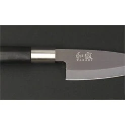 KAI Wasabi Black Deba Knife 10.5cm 7 KAI Wasabi Black Deba Knife 10.5cm -Kitchen Knife Store kai wasabi black deba knife 2