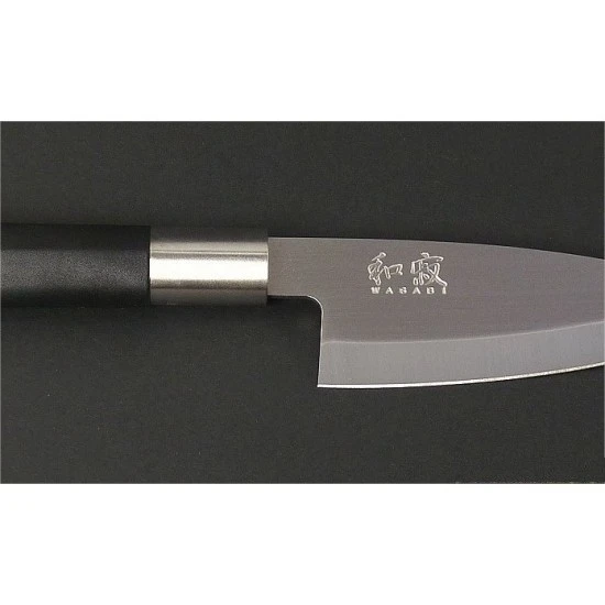 KAI Wasabi Black Deba Knife 10.5cm 5 KAI Wasabi Black Deba Knife 10.5cm - Image 3