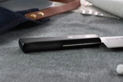 Kanetsugu Rev 21 Santoku Knife Micro-serrated Blade 13.5cm -Kitchen Knife Store kanetsugu rev 21 santoku knife micro serrated blade 13cm 3