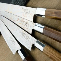 Katana Saya Flame 15cm Damascus Chef's Knife -Kitchen Knife Store katana flame lifestyle 01 v2 compressed 01 27dc35d8 2446 41c9 b63a d2b44b439b27