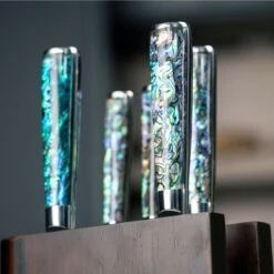 Katana Saya Pearl 2pc Damascus Carving Set -Kitchen Knife Store katana pearl lifestyle 09 e46806ce 8aca 4b3b a77f 9e6850f84016