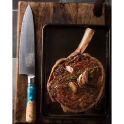 Katana Saya Ocean 6pc Damascus Knife Block Set -Kitchen Knife Store katanaelements 9of39 1