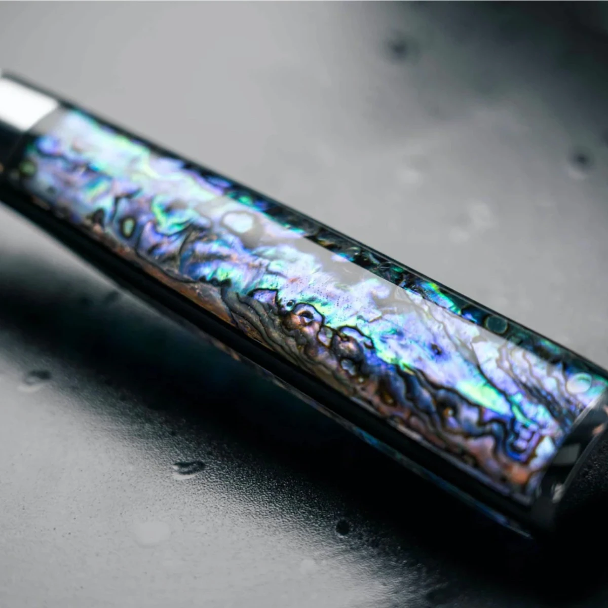 Katana Saya Pearl 18cm Damascus Santoku Knife 13 Katana Saya Pearl 18cm Damascus Santoku Knife - Image 11