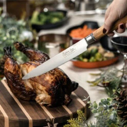 Katana Saya Olivewood 20cm Damascus Carving Knife 16 Katana Saya Olivewood 20cm Damascus Carving Knife -Kitchen Knife Store katanasayalifestyle02 kso 15 3b770a53 6885 4d5d 97b0 af621525721c