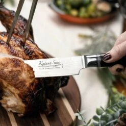 Katana Saya Pakkawood 2pc Damascus Carving Set -Kitchen Knife Store katanasayalifestyle05 ksl 2015 2 766844ff 9a51 4c81 9475 ad1ffd2704f3