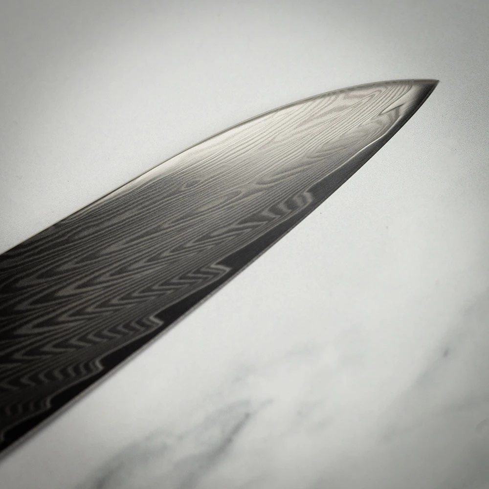 Katana Saya Volcanic 20cm Damascus Gyuto Knife 8 Katana Saya Volcanic 20cm Damascus Gyuto Knife - Image 6